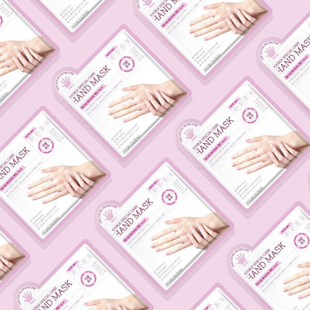 Маска-перчатки для рук с гидролизованным коллагеном Double & Zero Double Special Care Hand Mask, 1 пара (18г)