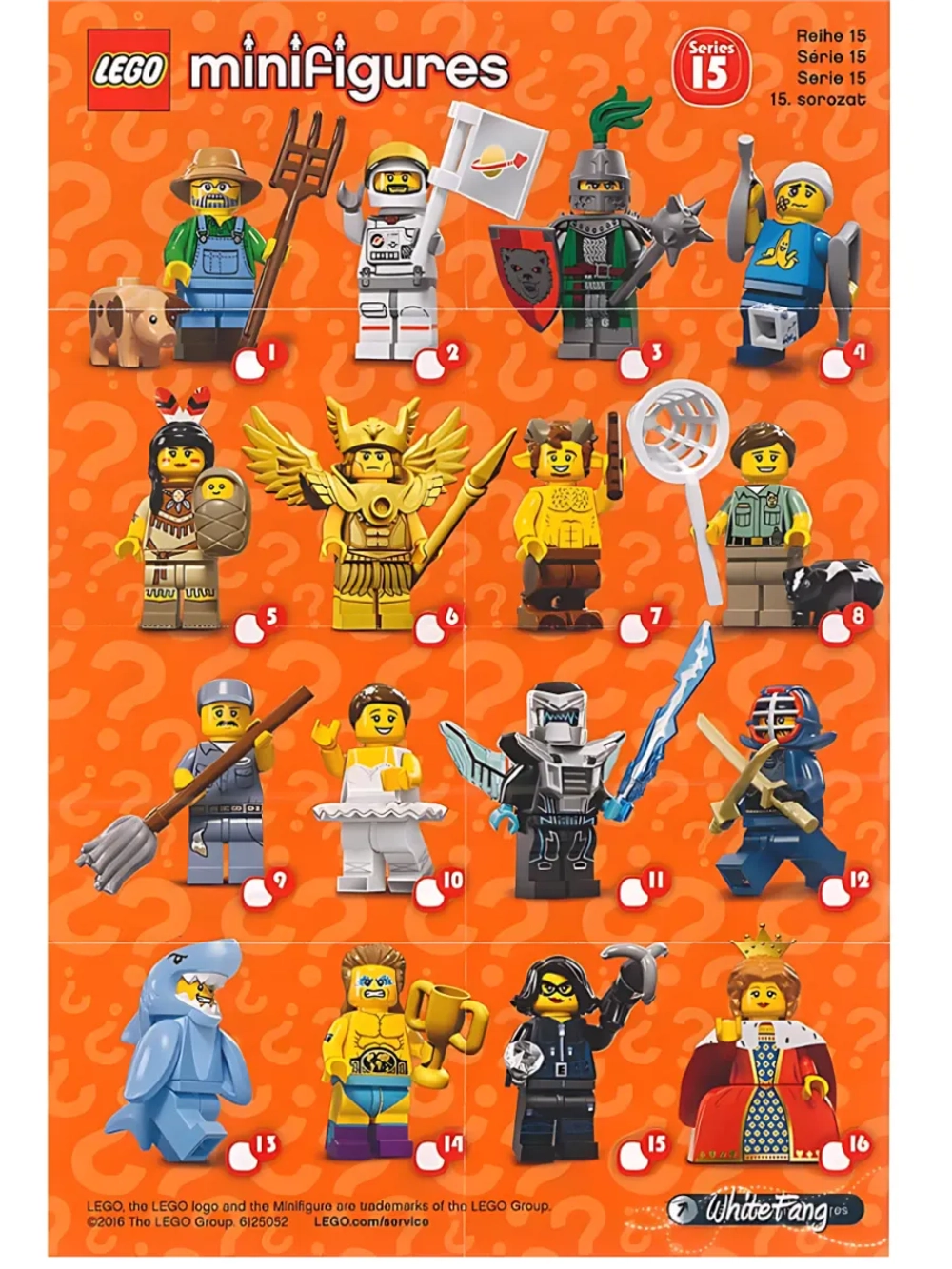 LEGO Minifigures series 15 серия 71011 Мастер Кендо