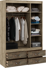 Дакота Шкаф 3-х ств с ящ (540)