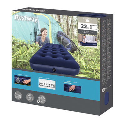 Матрас надувной Bestway, 185×76×22 см, 67000