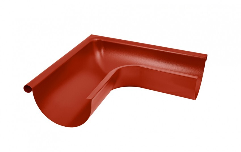 Угол желоба наруж. 125мм RAL3011 Коричнево-красный