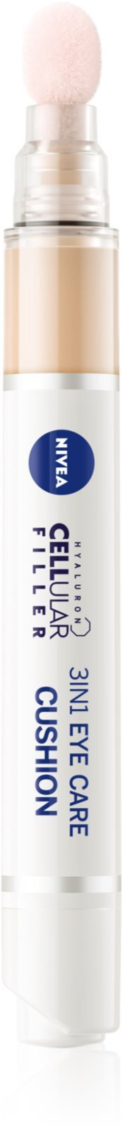 Nivea Hyaluron Cellular Filler - тонирующий увлажняющий крем для глаз /  02 Medium 4  ml  / GTIN 4005900853615