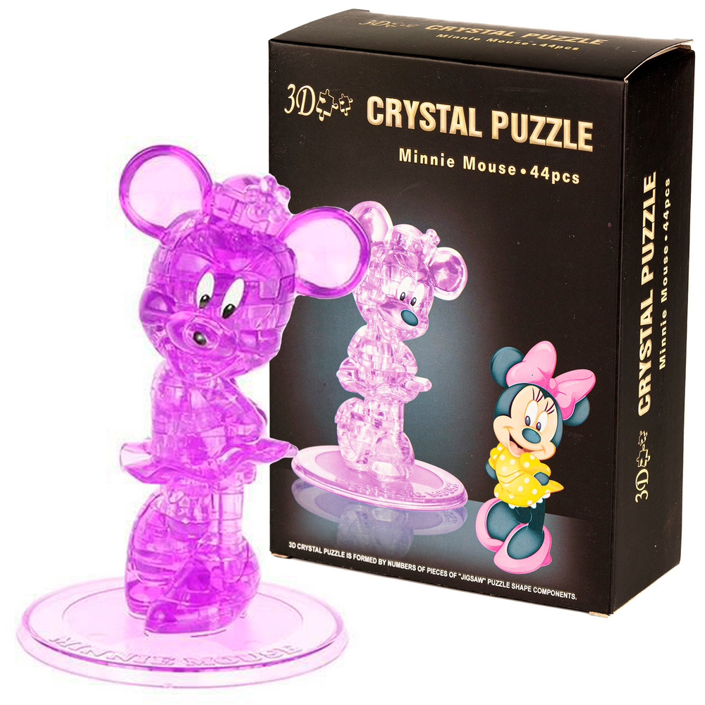 3D-Пазл Минни-Маус Crystal Puzzle, Пурпурная