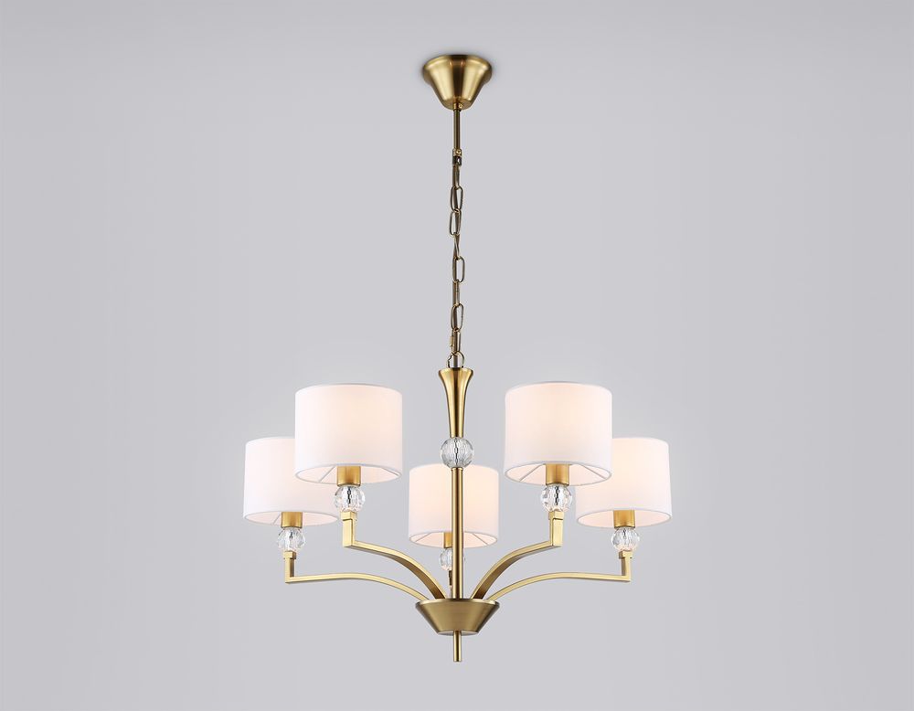 Ambrella Подвесная люстра с абажурами и хрусталем Classic LH71131