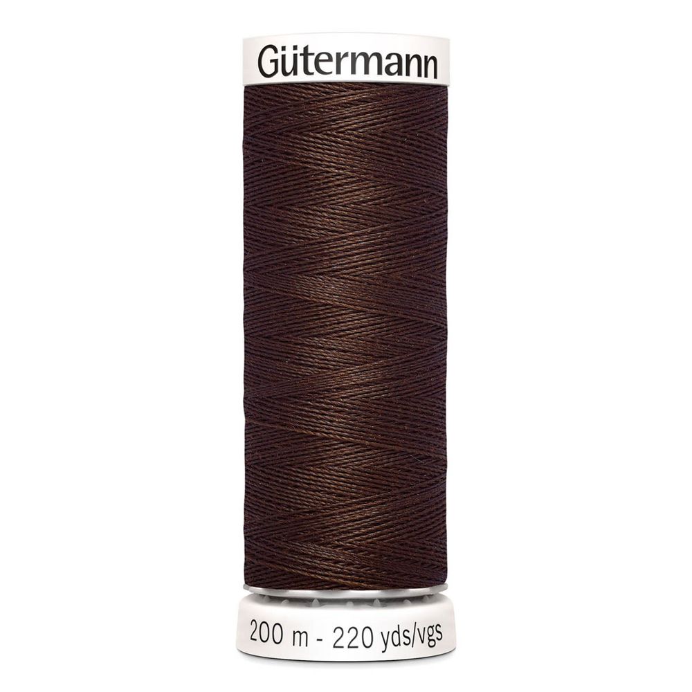 Нитки универсальные Gutermann Sew-all 100 (200 метров), 5 кат. | 694 кофейный