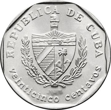 25 сентаво 1994-2018 Куба