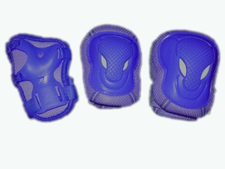 Защита роликовая. В наборе: 2 защиты колена, 2 защиты локтя, 2 защиты кисти.  Размер L. :(WXR-L):