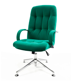 Vienna кресло директорское / посетительское на четырехлучье