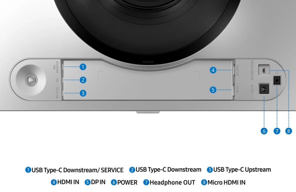 Монитор 49&#34; Samsung LS49DG910SIXCI серебристый