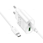 Зарядное устройство на Type-C Hoco C109A PD20W+QC3.0(white)