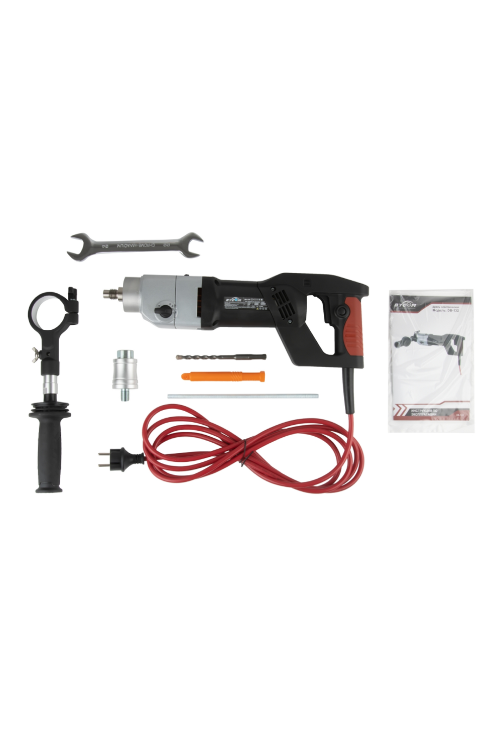 Бесщеточная алмазная дрель с микроударом BYCON DB-132 1.5 кВт