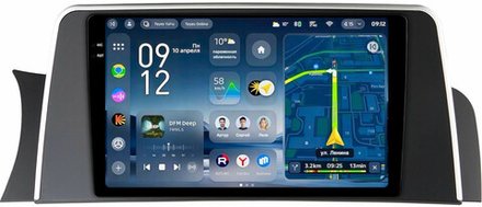 Магнитола для BMW X3 F25 2014-2017, X4 F26 2014-2018 NBT (рамка тип 1) - Teyes CC4-PRO монитор 9.5" 2K QLED на Android 13, Snapdragon 778G, AI, CarPlay, DSP, 4G SIM-слот