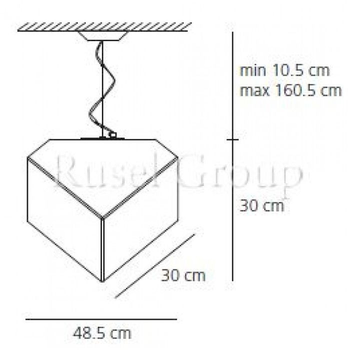 Подвесной светильник Artemide EDGE SOSPENSIONE 30