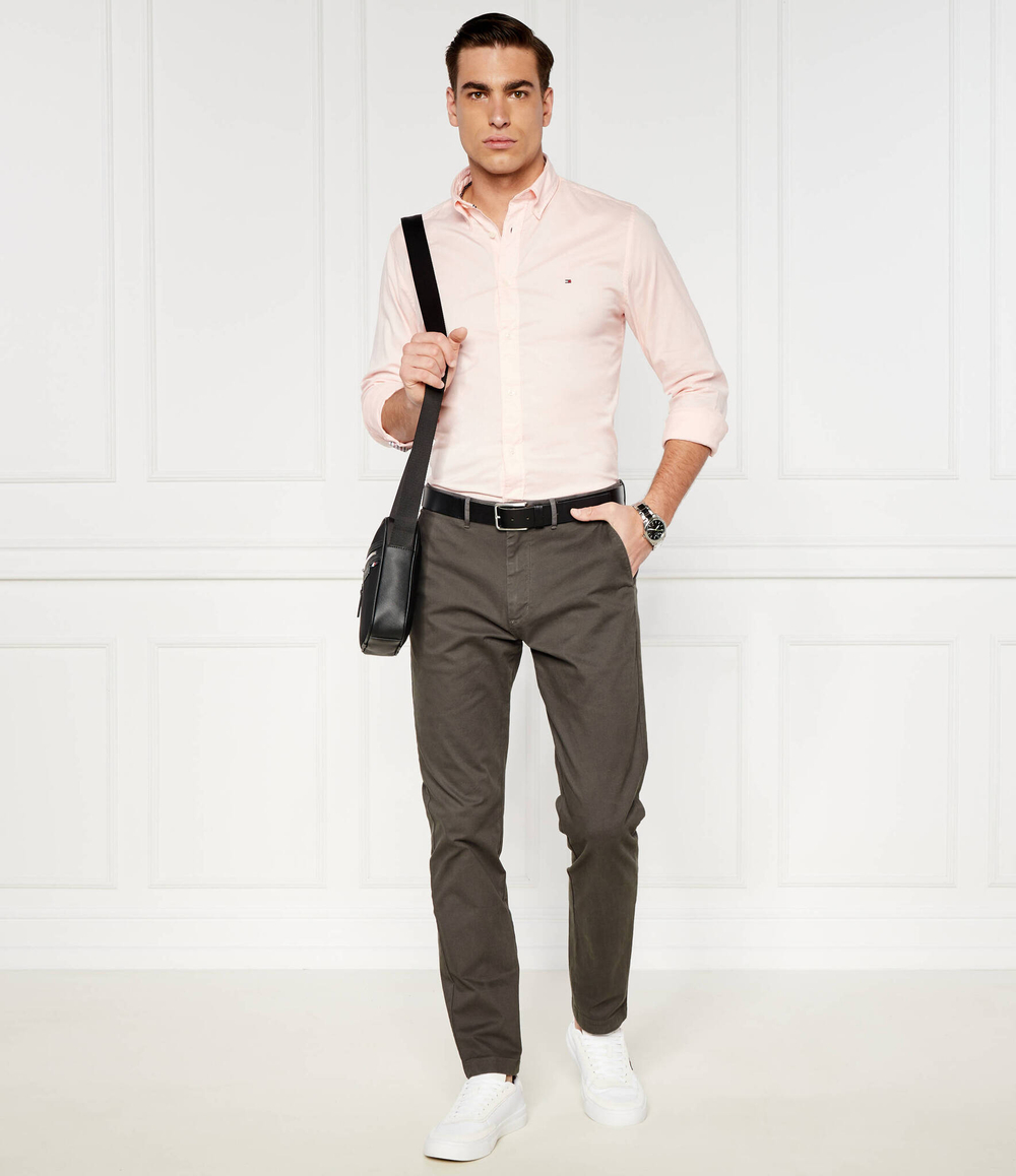 Чиносы HARLEM ESSENTIAL TWILL Tommy Hilfiger - пепельный (MW0MW35152)