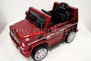 Детский электромобиль River Toys Mercedes-Benz-G-65-LS528 красный