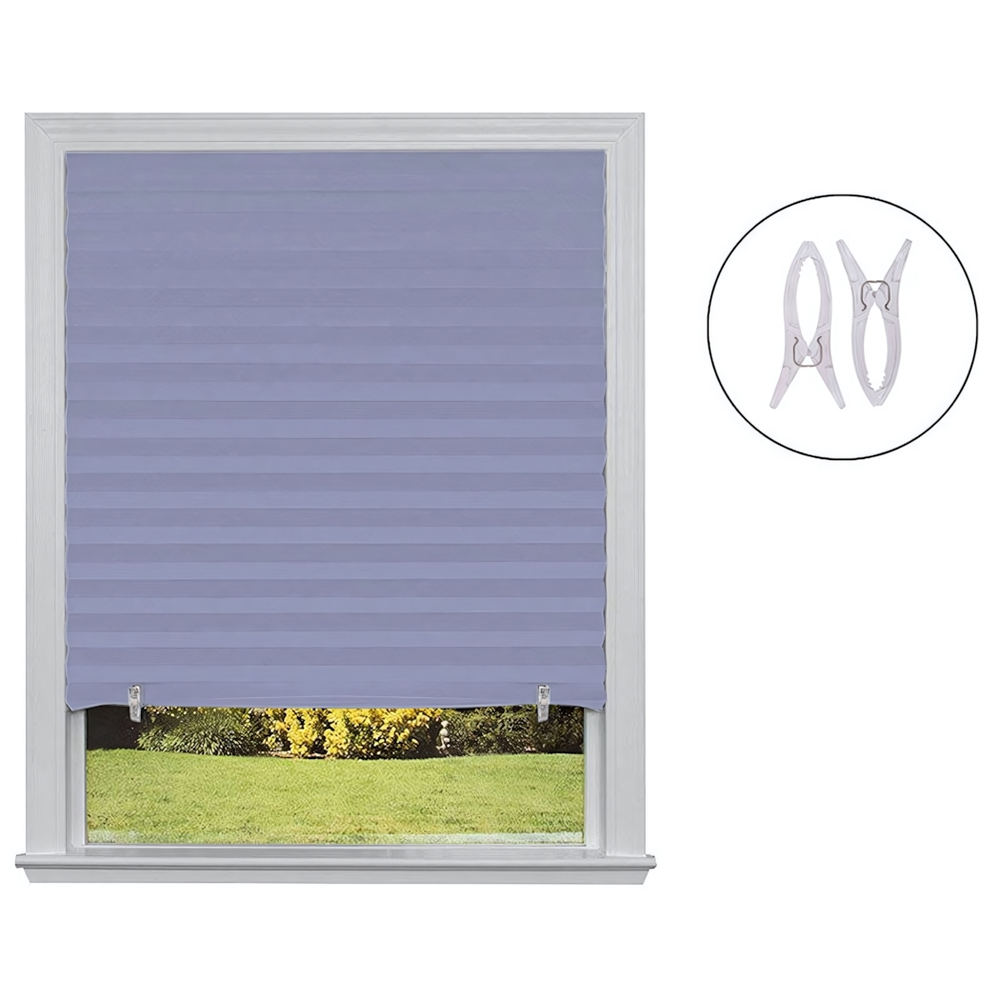 Шторы-плиссе самоклеящиеся 60*180см Skandi, цвет голубой