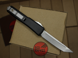 Нож Microtech Ultratech Tanto T/E A+++ - черная рукоять, клинок апокалиптик