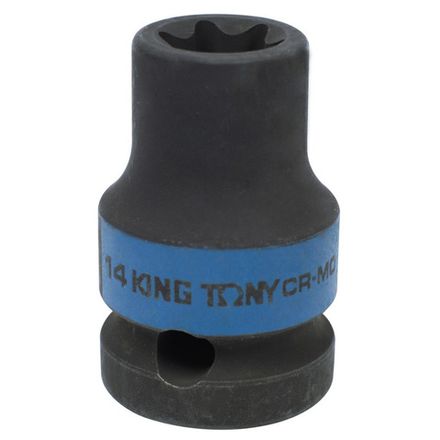 Цена на KING TONY (457514M) Головка торцевая ударная TORX Е-стандарт 1/2", E14