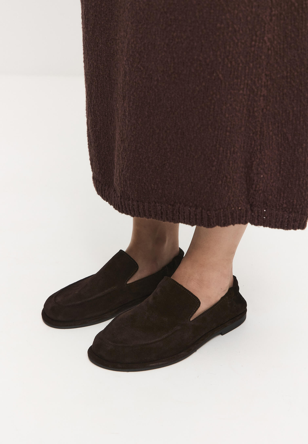 Лоферы // Julia // Chocolate // Suede