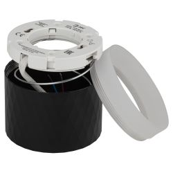 Светильник настенно-потолочный спот ЭРА OL37 BK под GX53 IP20 черный