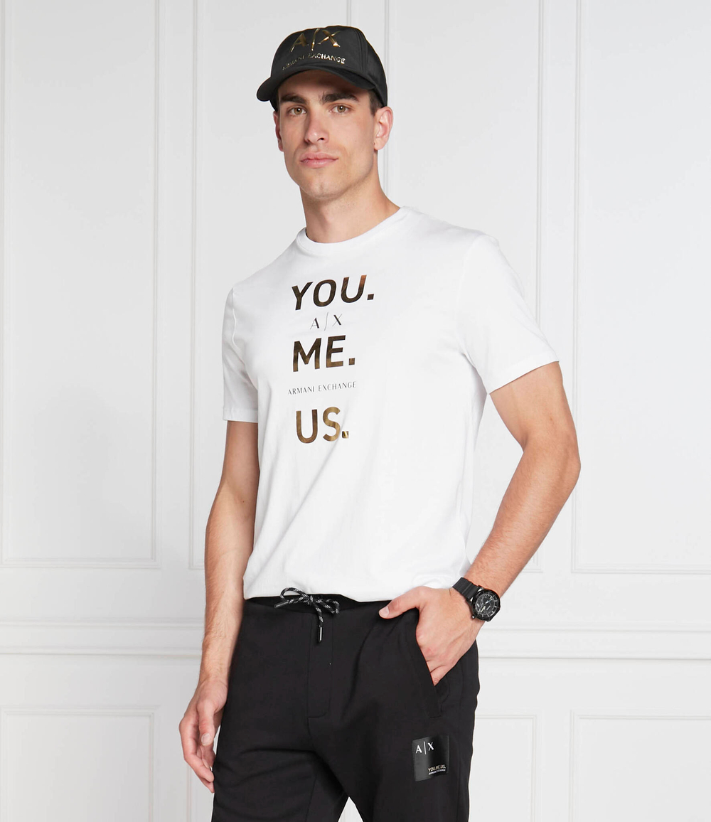 футболка Armani Exchange - белый(6LZTAX ZJFCZ)