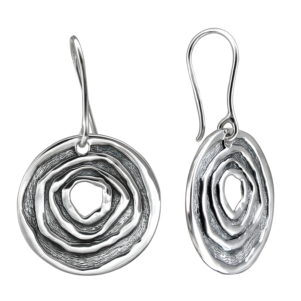 Серьги из серебра 925 пробы JA-S-0513038Ч