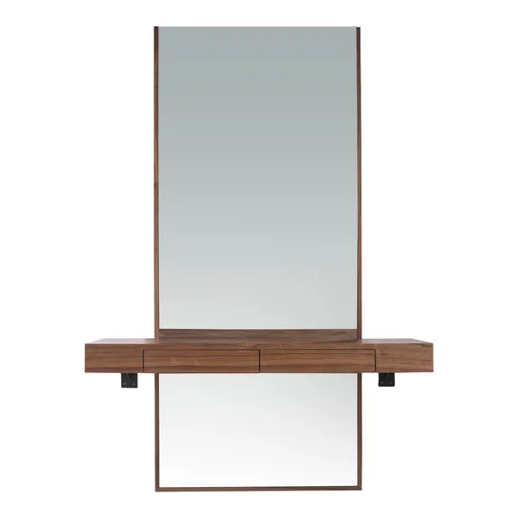 Консоль с зеркалом 3235/ MR2202 из орехового дерева
