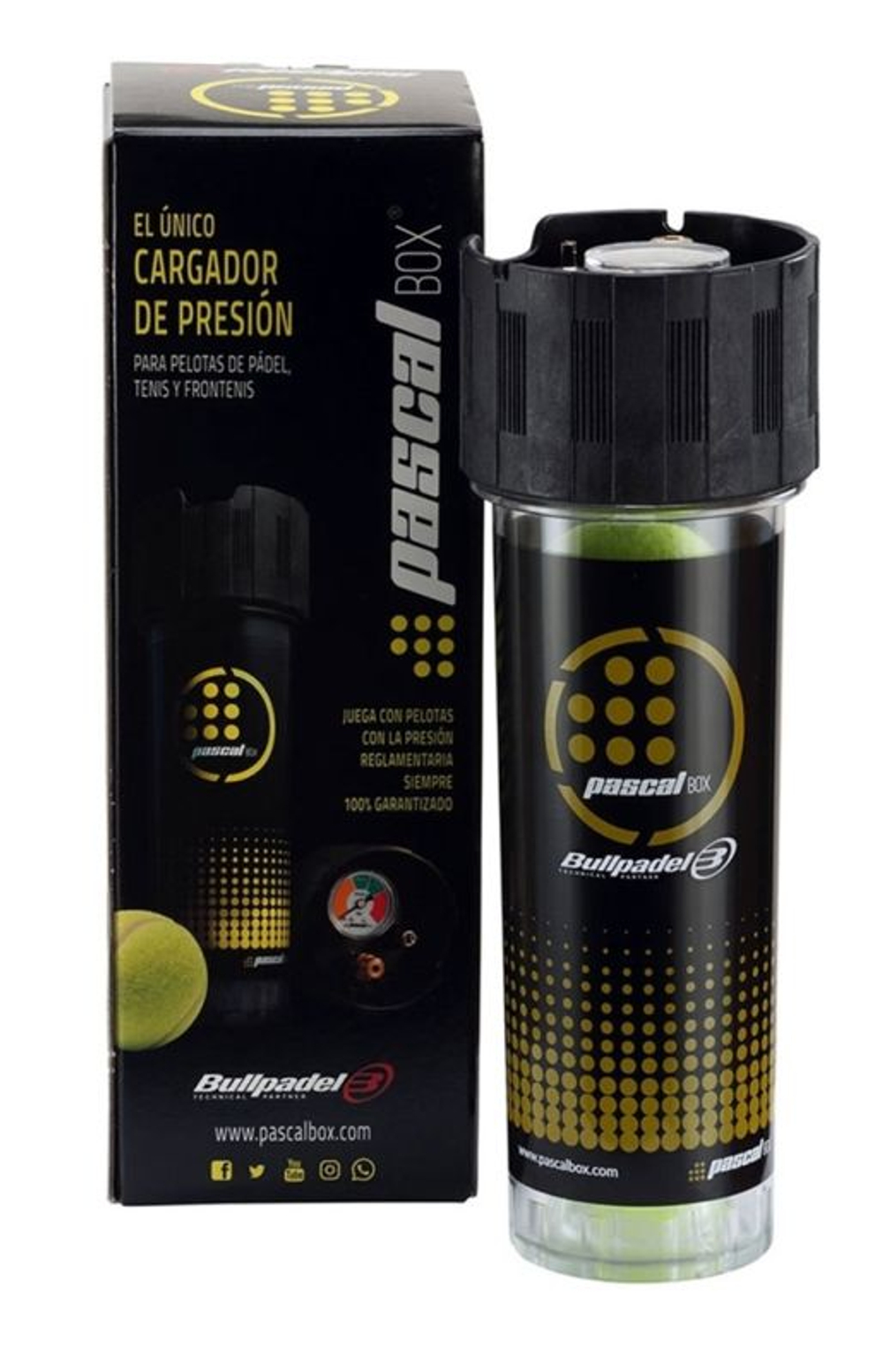 Pojemnik na pilki Bullpadel Pascal Box 3B