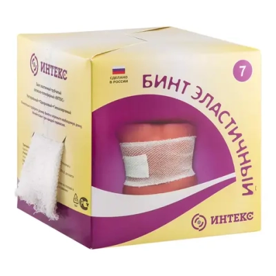Бинт трубчатый медицинский Интекс №7 25 м 6 см