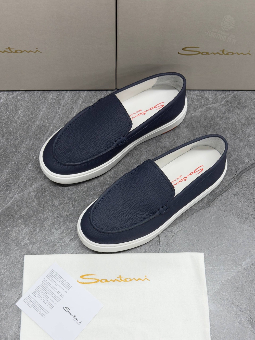 Лоферы Santoni
