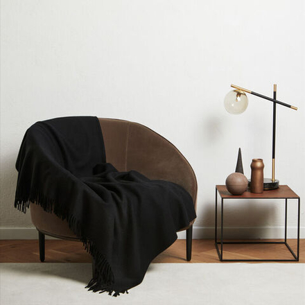 Плед Frette Pure Cashmere Black (130 x 185 см)