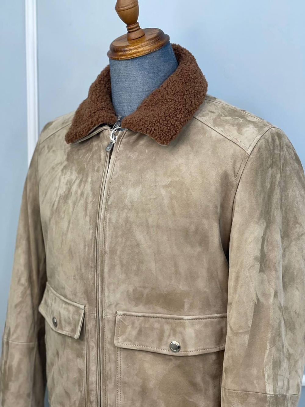 Замшевая куртка Brunello Cucinelli