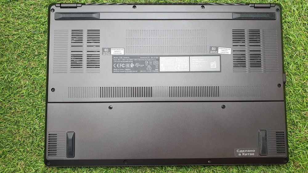 14" Ноутбук ASUS ROG Zephyrus G14 GA401QC-K2136T Quad HD 2K (2560x1440), IPS, AMD Ryzen 7 5800HS, ядра: 8 х 2.8 ГГц, RAM 16 ГБ, SSD 512 ГБ, GeForce RTX 3050