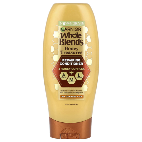 Garnier, Восстанавливающий кондиционер Whole Blends, «Медовые сокровища», 370 мл