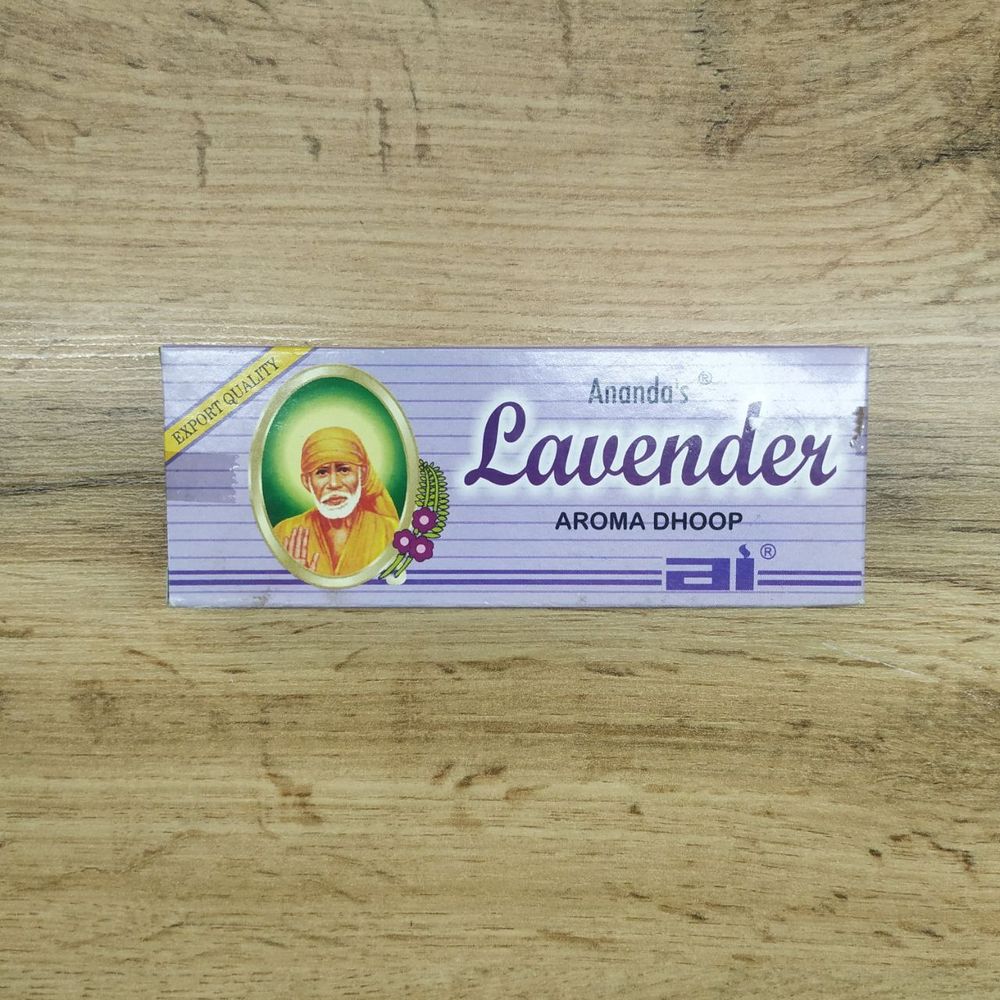 Ananda&#39;s Lavender безосновное Благовоние Лаванда 20 г