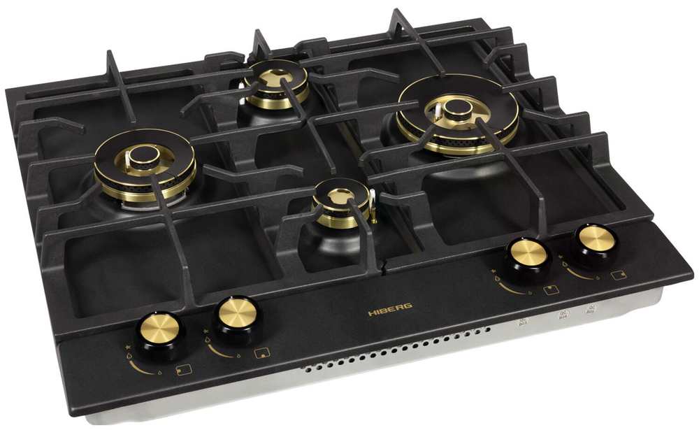 Газовая варочная панель Hiberg VS 6545 B