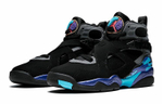 Кроссовки Jordan Air Jordan 8 Retro Aqua 2015 (Женская размерная сетка)