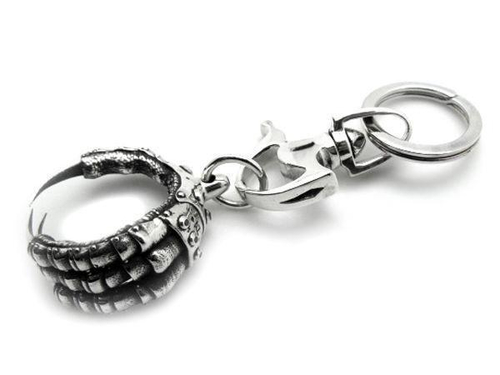 Брелок серебряный "Лапа Орла" AZBl-004.