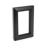 Рамка 2-местная (без перемычки), пластик, STEKKER, PFR00-7012-05 , серия Катрин, черный 50046