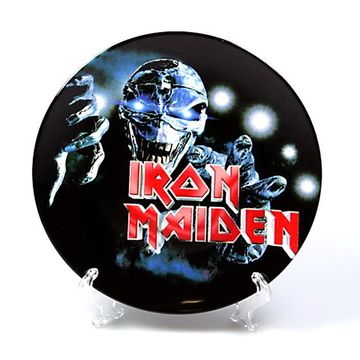 Тарелка Iron Maiden Wallpaper