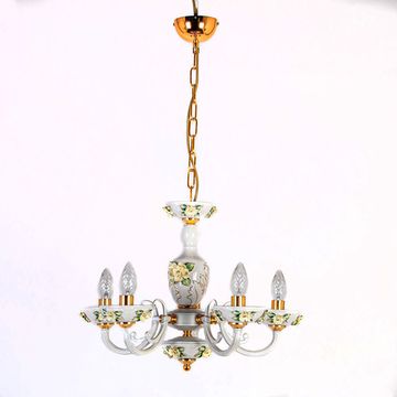 Подвесная люстра ABRASAX L.7620-5 GREEN