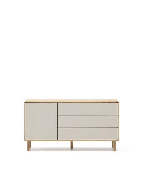 Сервант Anielle из массива и шпона ясеня 150 x 78 см