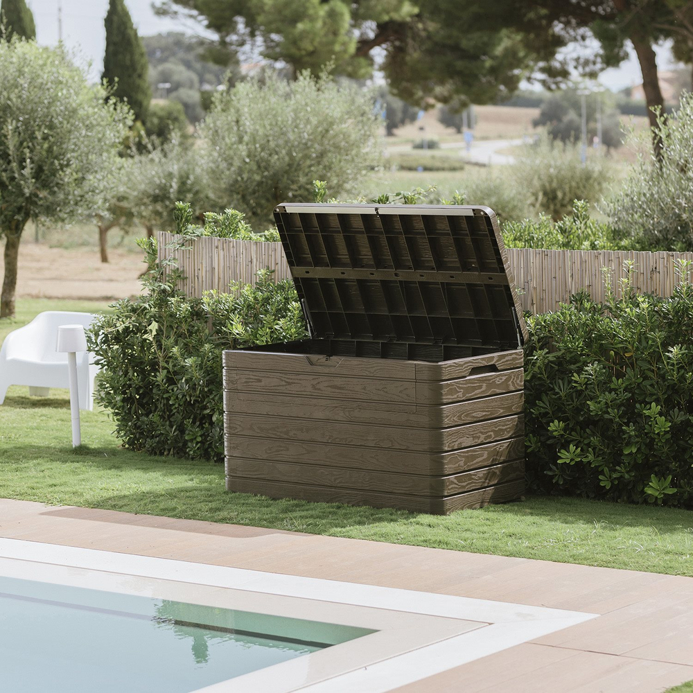 Пластиковый сундук Toomax Dolomiti 970 л brown