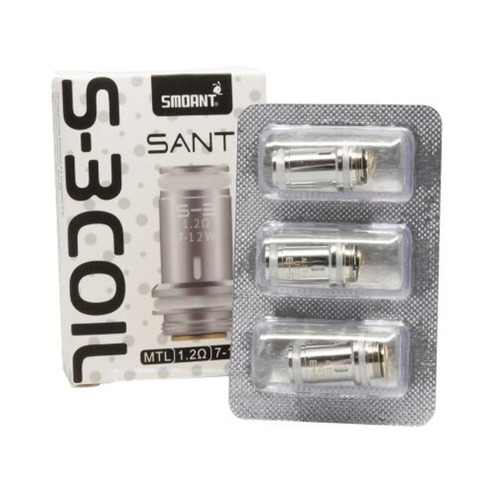 Испаритель Smoant Santi S-3 1.2ohm Coil KL-040-M-COIL(в упак.  3 шт.)