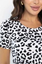 Блуза Новый день (черно-белая) Б13986-19М LT Collection