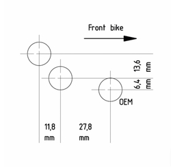 Ducati Performance Регулируемый педальный узел Panigale V2 96282121AA