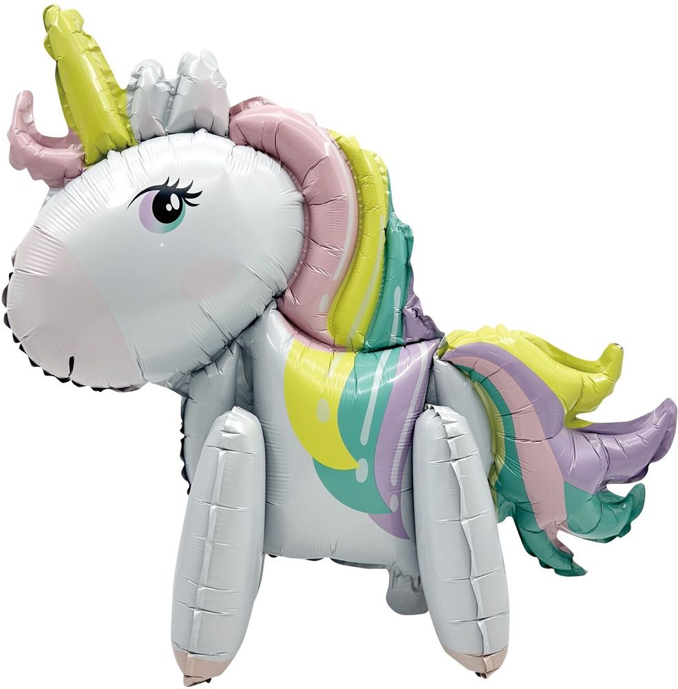 Шар 3D (23&#39;&#39;/58 см) Фигура, Нежный единорог, 1 шт. в уп.