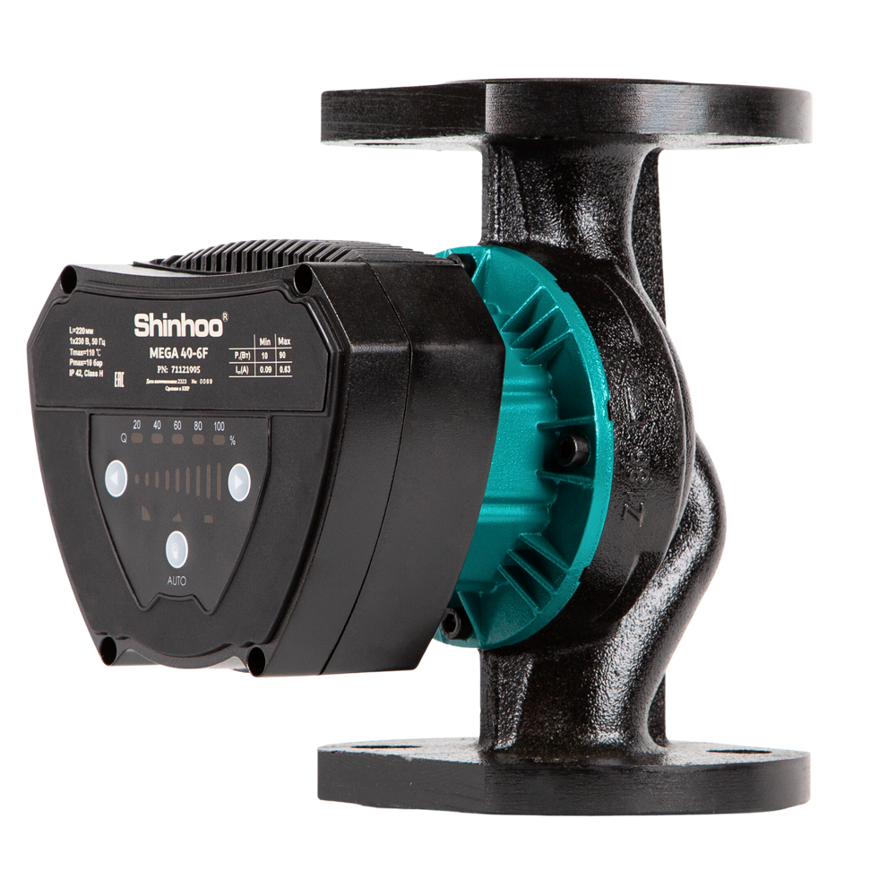 Циркуляционный насос MEGA, фланцевый, Shinhoo