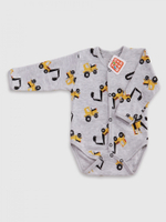 Боди с длинным рукавом на кнопках 6461 (Размер: 74)