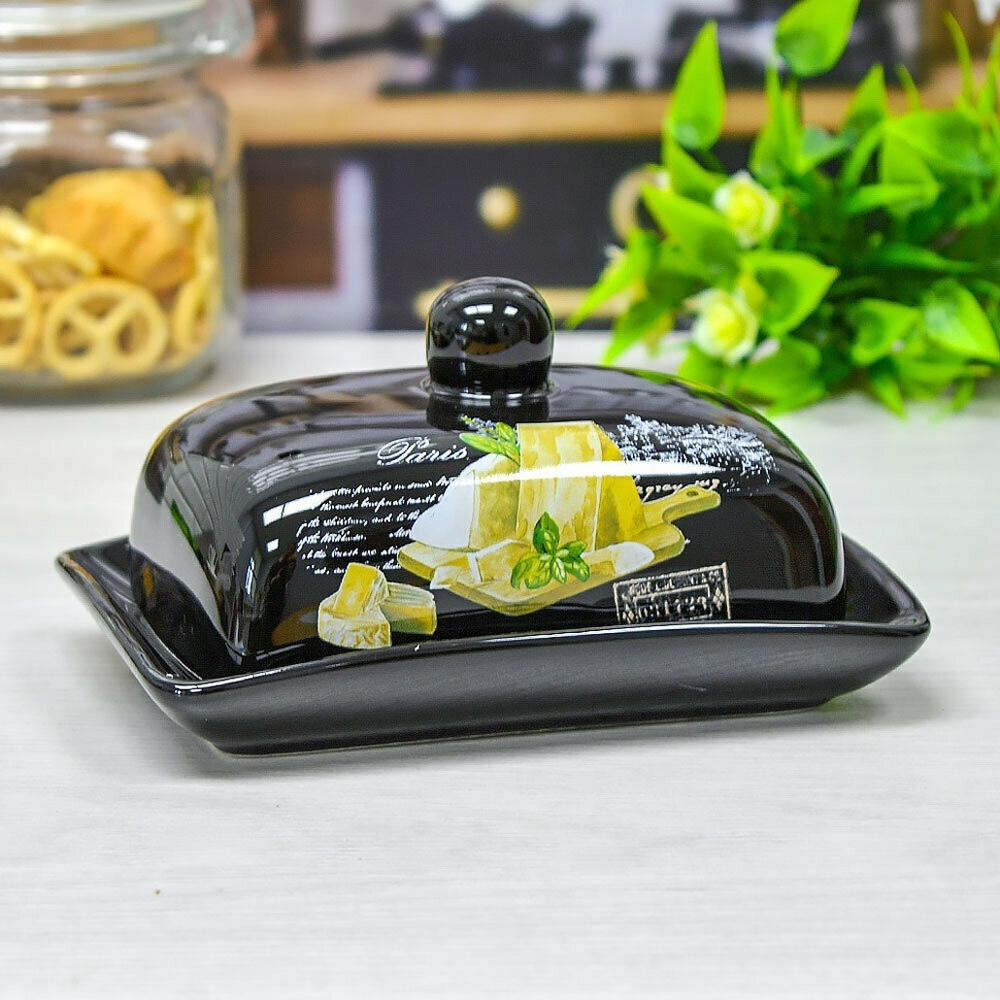 Масленка "Черный трюфель", Prima collection